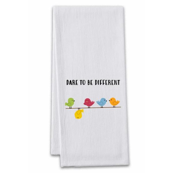 Dare to Be Different Tea Towel