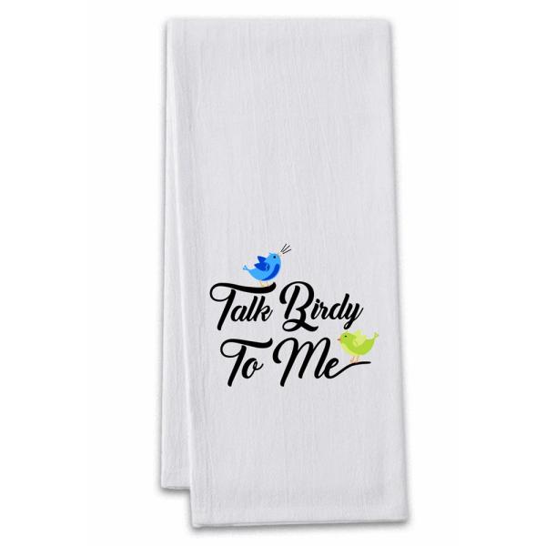 Talky Bird Tea Towel