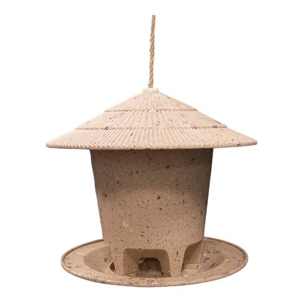 Deluxe Round Feeder - Coffee Husks