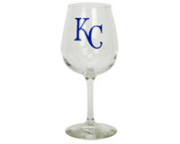 Kansas City Royals 12.75 oz Stemmed Wine Glass-MC150102KCROYAL