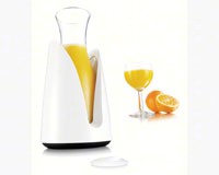 Cooling Carafe White with Rapid Ice Elements-VACUVIN3645250