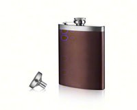 Hip Flask & Funnel - Stainless Steel - Gift Box of 1-VACUVIN78635606