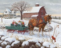 Christmas Delivery 1000 Piece Puzzle-WHITE1475