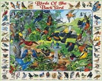 Birds of Backyard 1000 piece Puzzle-WHITE267