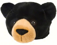 Plush Hat Black Bear-WR10100
