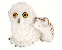 Plush Snowy Owl 8 inch-WR10849