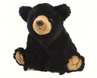 Plush Black Bear 12 inch-WR10901