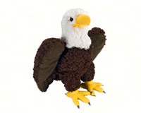 Plush Bald Eagle 12 inch-WR10919