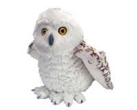 Plush Snowy Owl 12 inch-WR10957