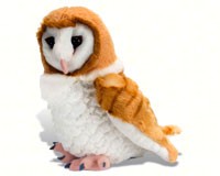 Plush Barn Owl 12 inch-WR13466