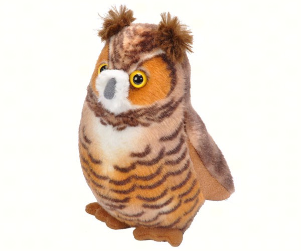 Plush Great Horned Owl