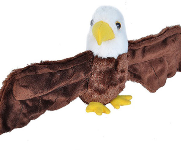 Plush Bald Eagle Hugger