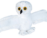 Plush Snow Owl Hugger-WR21434