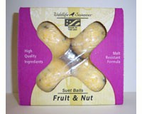 Fruit & Nut Suet Balls 4 Pack Boxed Plus Freight-WSC402