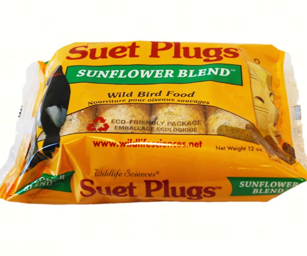 Sunflower Suet Plugs 12 oz