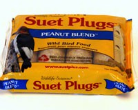 Peanut Blend Suet Plug 11 oz + Freight West of Rockies Only-WSC784