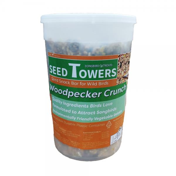 Woodpecker Crunch 32oz Seed Tower Plus Freight