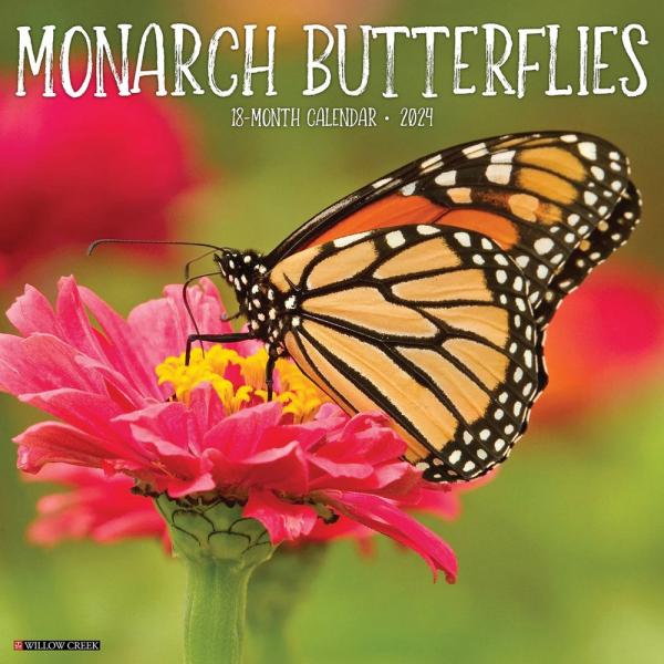 2024 Monarch Butterflies Wall Calendar