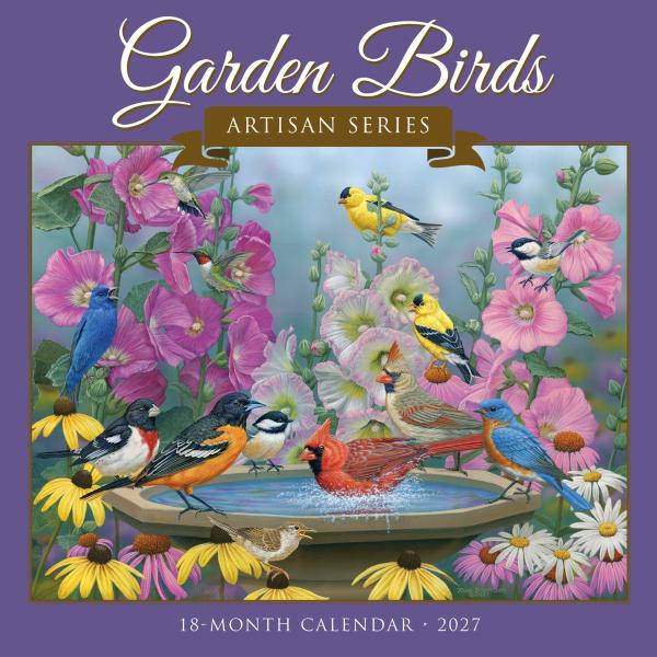 Garden Birds Artisan 2027 Calendar