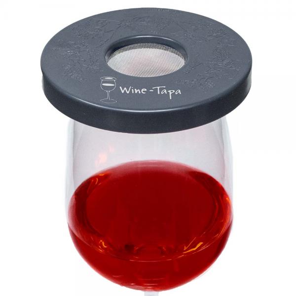 Wine Glass Cover - Graphite Color