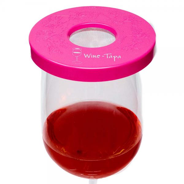 Wine Glass Cover - Hot Pink Color