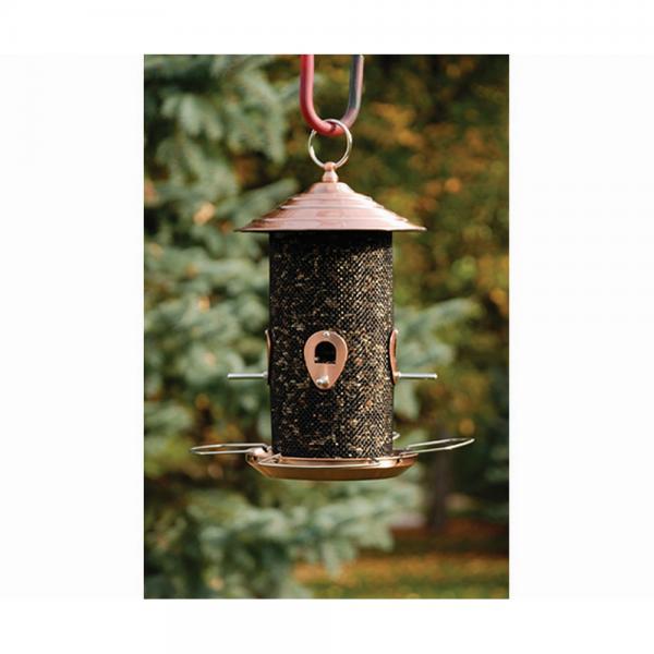 Brushed Copper Mixed Seed Feeder