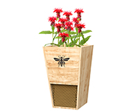 Heavy Duty Cedar Mason Bee House Planter-WL28553