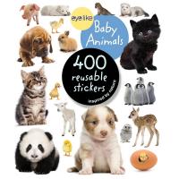 Eyelike Baby Animals 400 Reusable Stickers-HB9780761174837
