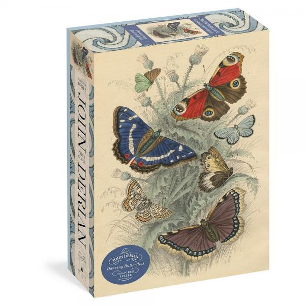 John Derian Paper Goods Dancing Butterflies 750 Piece Puzzle