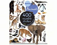 Eyelike Animals 400 Reusable Stickers-WMP0761169338