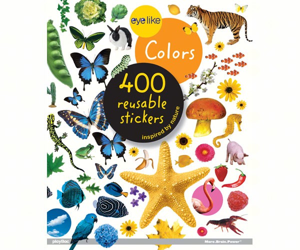Eyelike Colors 400 Reusable Sticker Book by Workmans Publishing Eyelike Colors 400 Reusable Sticker Book by Workmans Publishing