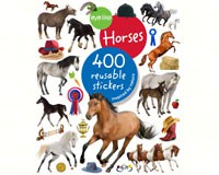 Eyelike Horses 400 Reusable Sticker Book-WMP0761187240