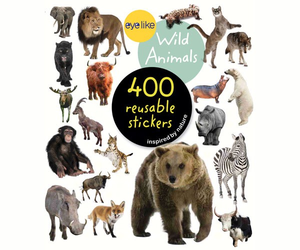 Eyelike Wild Animals 400 Reusable Stickers Eyelike Wild Animals 400 Reusable Stickers