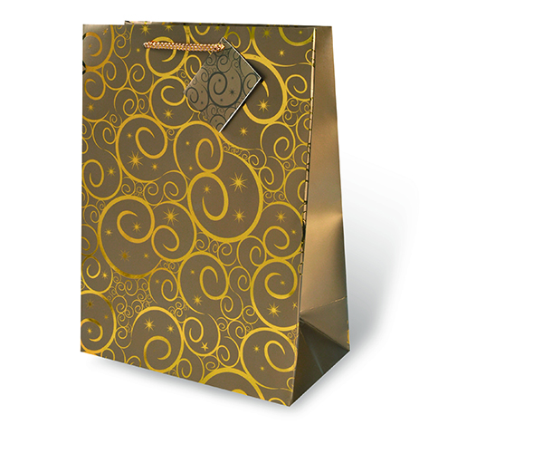 Gold Swirls Gift Set Bag