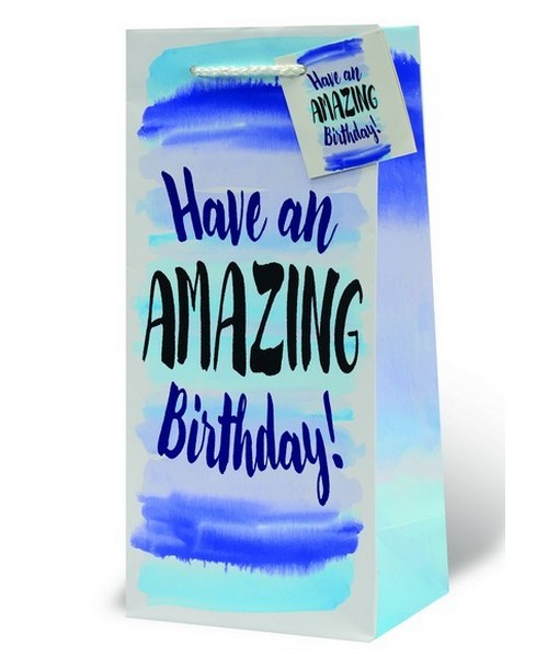 Amazing Birthday Wine Bottle Gift Bag