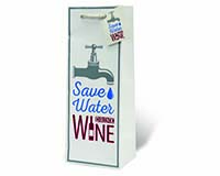 Save Water, Drink Wine Wine Bottle Gift Bag-18007
