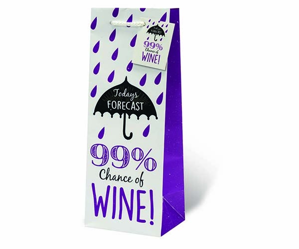 Today's Forecast Wine Bottle Gift Bag