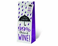 Today's Forecast Wine Bottle Gift Bag-18010