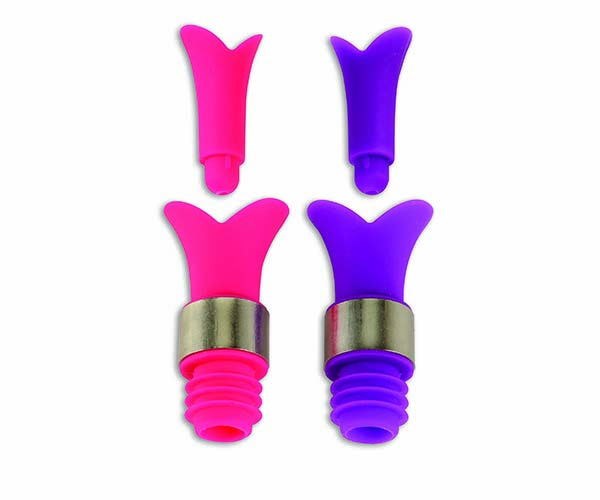 Silicone Wine Pourer with Stopper