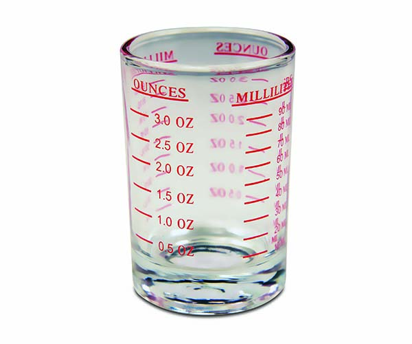 Measured Shot Glass - 4oz.