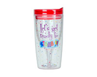 Let's Get Ready to Stumble Insulated Wine Tumbler 10 oz-AC1118