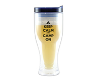 Camp On Beer Buddy Beer Tumbler, Blue-AC2000-CC3