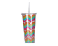 Thirzt 2 Go Tumbler with Lid & Straw - Multi-Colored-AC3003
