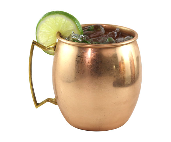 Moscow Mule Copper Mug with Brass Handle 20 oz