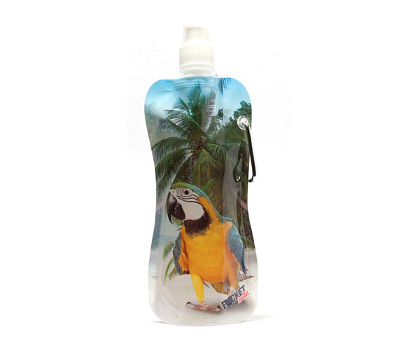 Parrot Pocket Bottle With Brush
