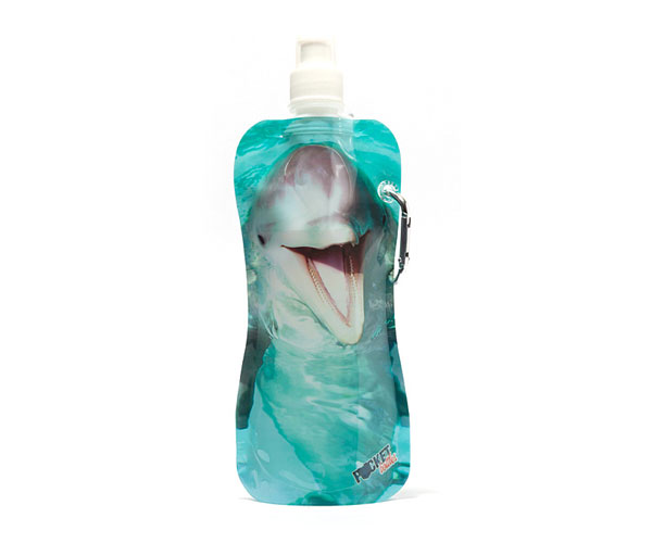 Dolphin Pocket Bottle With Brush