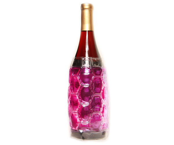 The Cool Sack - Wine Bottle Wrap - Pink