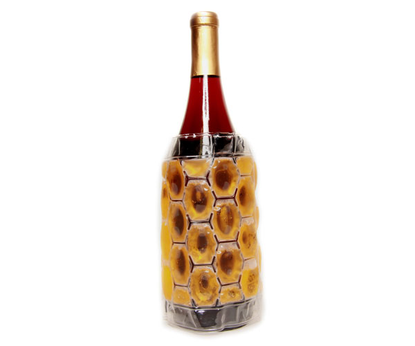 The Cool Sack - Wine Bottle Wrap - Yellow