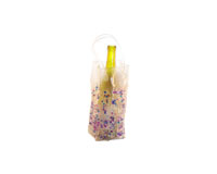 The Cool Sack - Beaded Square - Blue, Purple, Clear-CS8009