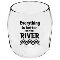 Everything is Better on the River Ever Drinkware Wine Tumbler-ED1001-CC5